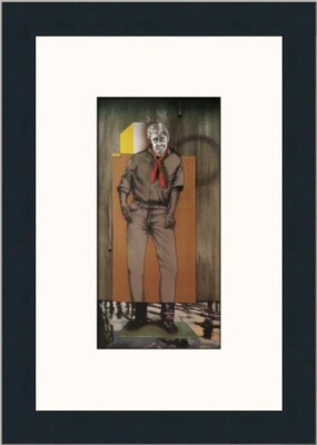 Gelsen Gas Self-Portrait Custom Framed Print