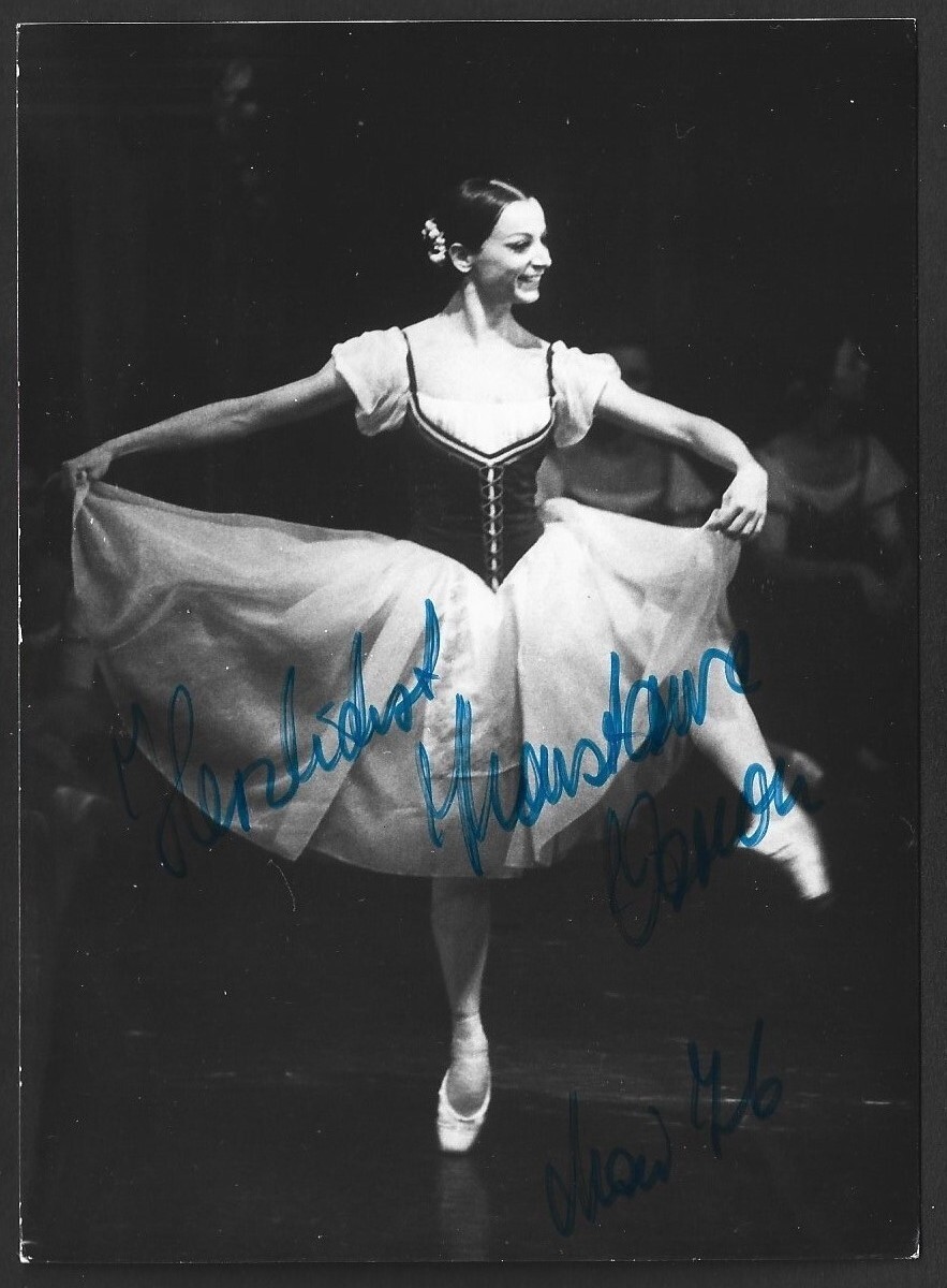 SOF BALLET PHOTOGRAPH サイン入りカード付き Konstanze Vernon,German ballet dancer hand signed card | eBay