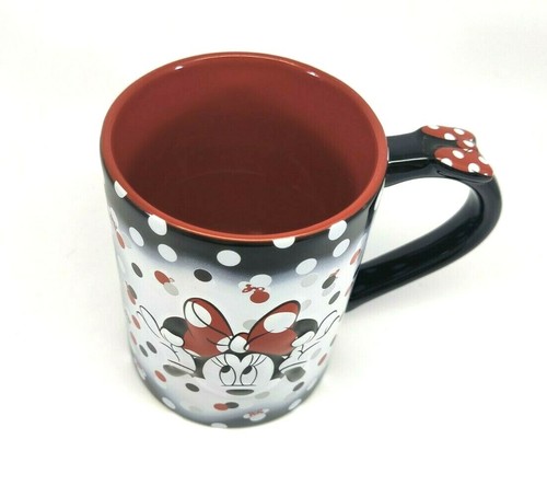 Disney Minnie Mouse Bows & Polka Dots Ceramic Coffee Mug - Picture 2 of 12