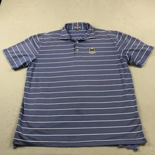Pine Valley Polo Shirt Mens XL Blue Purple Golf Peter Millar Summer Comfort