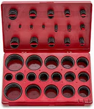 PERFORMANCE TOOL O Ring Assortment Kit S.A.E, 407 Pc Natural Rubber Professional