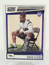 2022 PANINI SCORE DAVID OJABO ROOKIE FOOTBALL CARD RAVENS NFL donruss topps