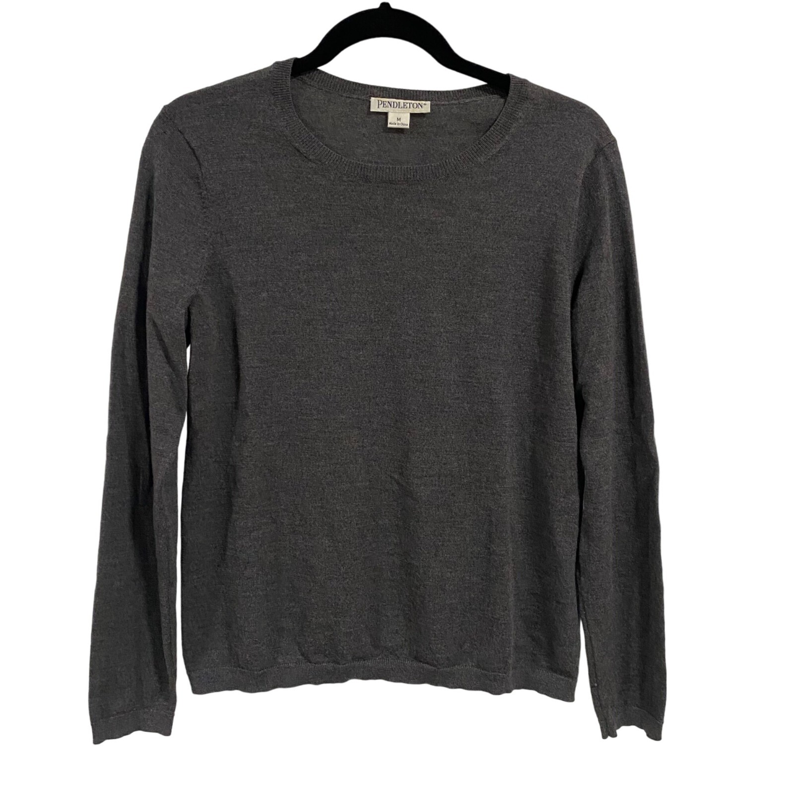 Pendleton 100% Merino Wool Crew Neck Pullover Swe… - image 1