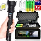 XHP70 Zoom Flashlight Most Powerful 9900000LM Tactical 3 Mode LED Hunting Torch
