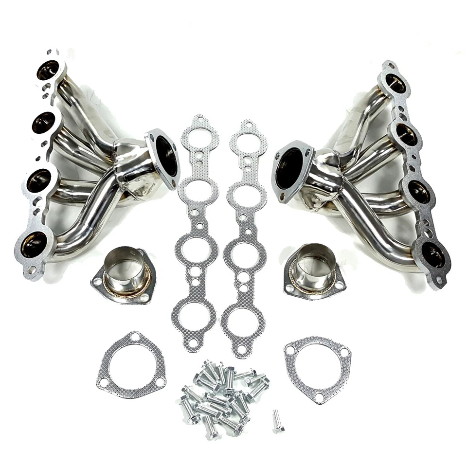 Colector de escape Abrazador Cabezales Intercambio Conversión LS1 LS2 LS6 Ram Horn 351 5.7 6.0 Foto 2 de 4