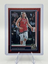 💥 2025 WNBA Panini Donruss - Stefanie Dolson #30 Red Shimmer 111/399 - Mystics