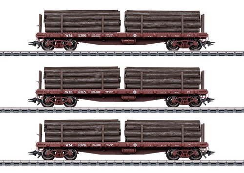 Märklin H0 EE. UU. Juego de vagones planos Märklin 45600 NUEVO + EMBALAJE ORIGINAL | Condition: Neu