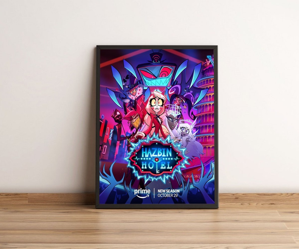 Hazbin Hotel Season 2 Poster – Animated Series Wall Art 2025 | eBay