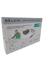 Belkin F5D5050 USB to 10/100 Ethernet Adaptor & CD. 4 Internet Notebook Computer