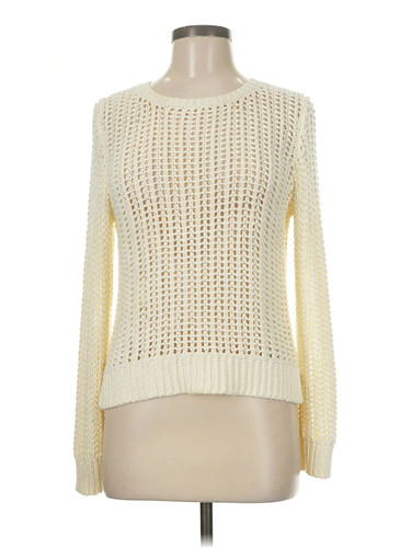 MICHAEL Michael Kors Women Ivory Pullover Sweater M