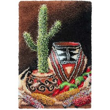 Herrschners  Saguaro Still Life Latch Hook Kit