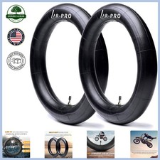 2-Pack 90/100-14 Inner Tubes with TR4 Straight Valve Stem for Easy Installation