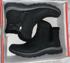 Ynez Women s Black Ankle Bootie Side Zip Line...