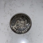 Liberty Silver 1983 1 oz .999 Silver Round Liberty Bell Life Happiness A Mark
