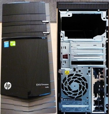 HP ENVY Phoenix Desktop-Gehäuse. mit LW u.Lüfter, Fehlkauf/Mainboard paßt nicht