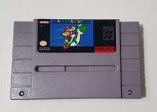 Super Mario World (Super Nintendo SNES, 1991) Authentic - TESTED & SAVES