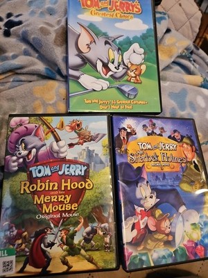Tom and Jerry Meet Sherlock Holmes (DVD, 2010) Plus 2 More DVDs!