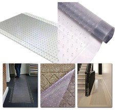 Clear Vinyl Carpet Protector Roll for Home Office Floor Runner Mat Cover