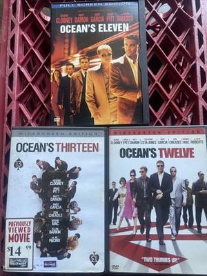 Oceans Trilogy (Oceans Eleven 11 Oceans Twelve 12 Oceans Thirteen 13) DVD Set