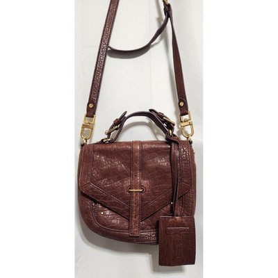 Early 2011 Tory Burch 797 Mini Burgundy crossbody shoulder bag Authenticated