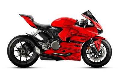 Dekor passend für Ducati Panigale V2 - Speed Edition / Rot / 2020 - 2024