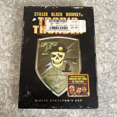 NEW Tropic Thunder DVD 2008 2-Disc Set Directors Cut w/ Slipcover SEALED