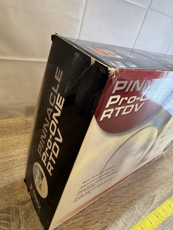 Pinnacle Pro-ONE RTDV PCI Video Editing Card Adobe Premiere 6.5 NEW Complete Box - Image 3 of 4