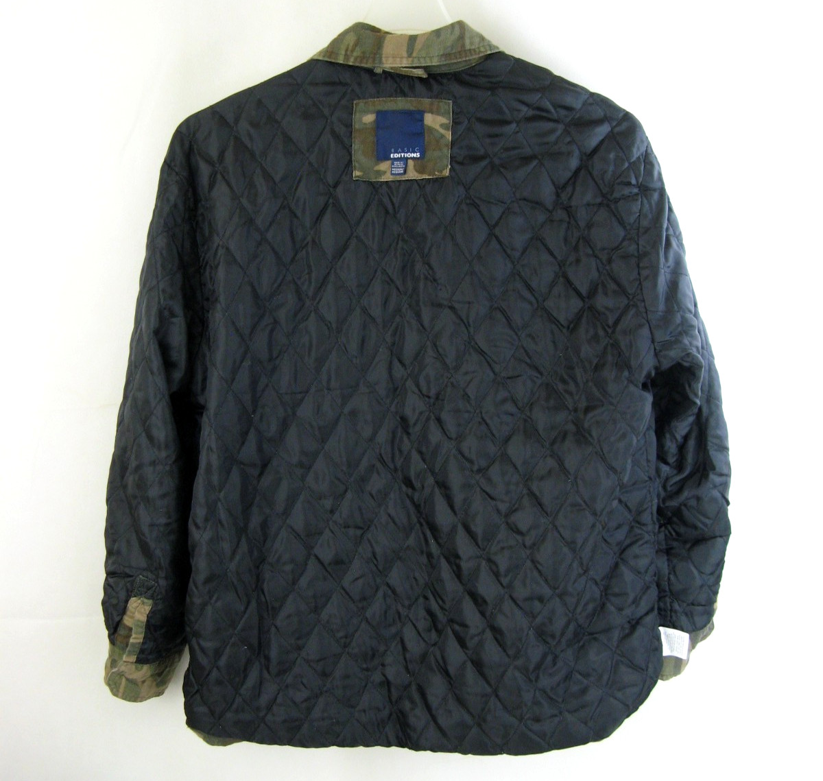 Basic Editions Quilt Lined Jacket Shirt Workwear … - image 3