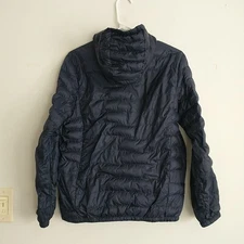 Rokka&Rolla Puffer Jacket Girls Teen 2XL 14-16 Blue Down Hooded Pocket Quilted