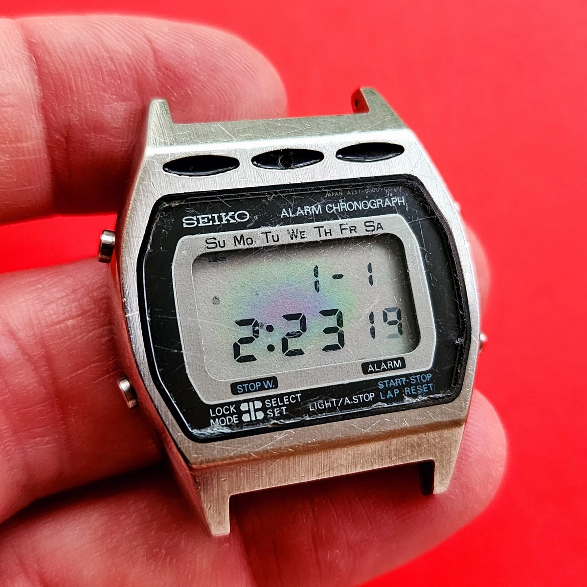 Seiko Silver Case Digital Wristwatches for sale | eBay