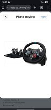 Logitech G29 Racing Steering Wheel - Black (941000112)
