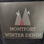 MONTFORT Men's Navy Blue Cotton Blend Winter DENIM Jeans Size 33x30 NWT — photo 6