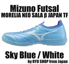 Mizuno Futsal Shoes MORELIA NEO SALA JAPAN TF Q1GB264025 Sky Blue / White