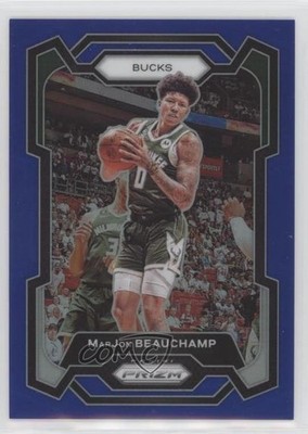 2023-24 Panini Prizm Blue Prizm 139/199 MarJon Beauchamp #259 gp1