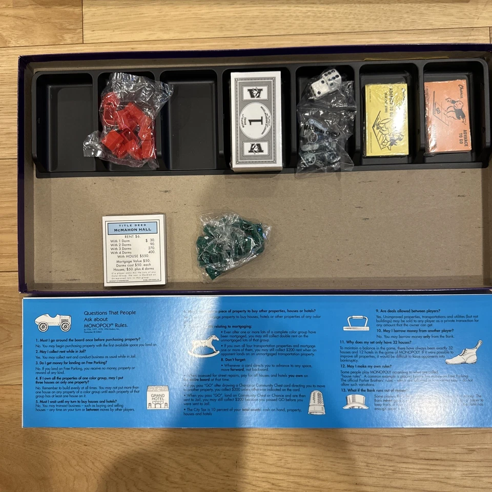 Parker Brother’s Monopoly  University Of WASHINGTON Edition 1998 - Image 2 of 4