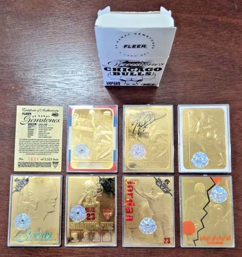 1997 Fleer 23KT Gemstones Michael Jordan Gold 1884/2323