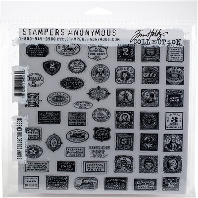 Stampers Anonymous Tim Holtz Cling 7X8.5 Stamp Collector