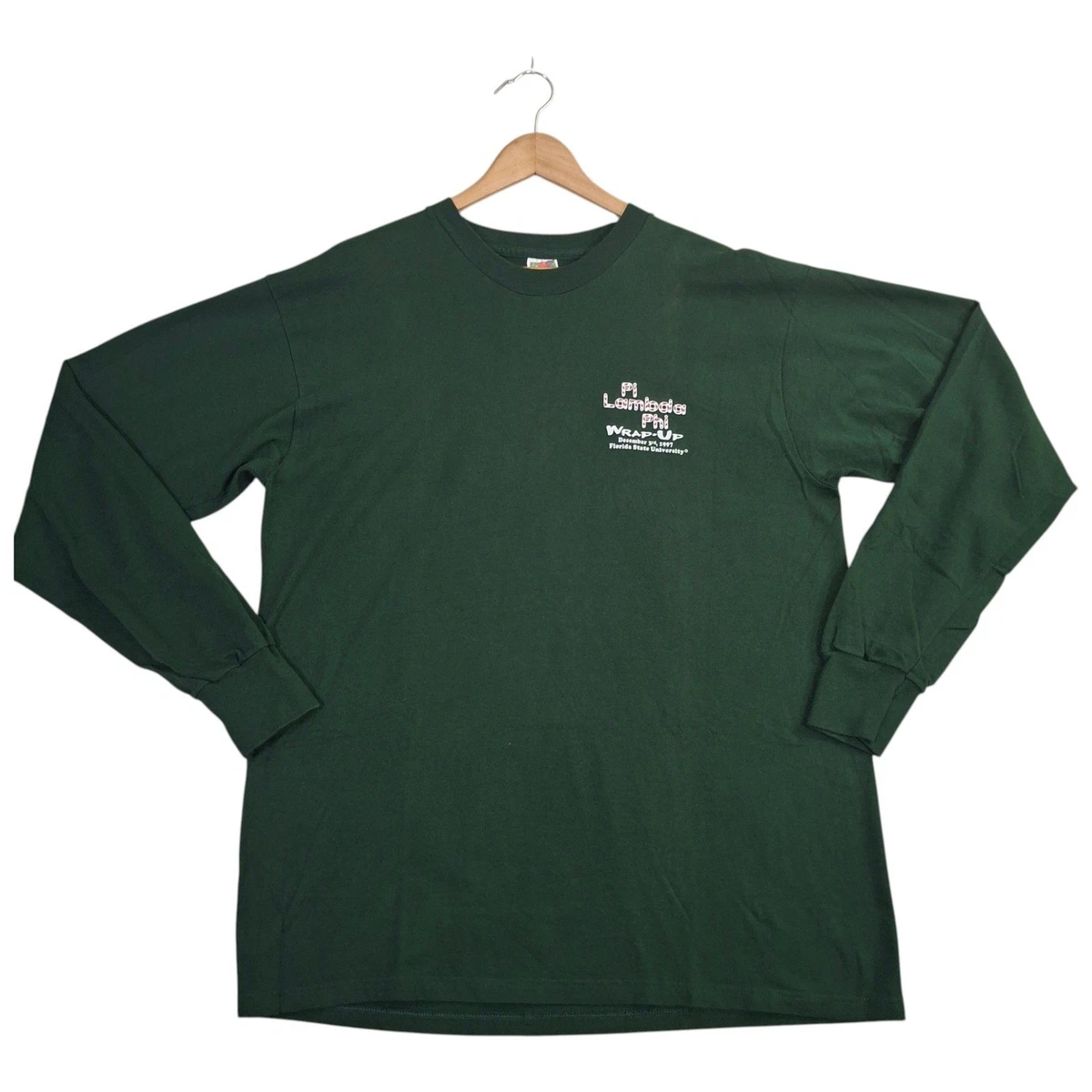 Fruit of the Loom Long Sleeve Graphic Tee Vintage T-Shirts for Men