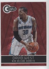 2010-11 Totally Certified Totally Red 446/499 David West #50 0j6
