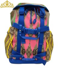 GUCCI GG Supreme Canvas Rhombus Backpack