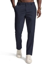 Men's Stretch Golf Pants Casual Slim Fit Tapered Dress Pants Wrinkle Free Sla...