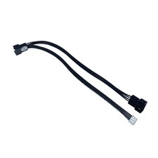 Small 4pin To 2port 4p Male PWM Cooling Fan Adapter Power Cable for Gigabyte ITX