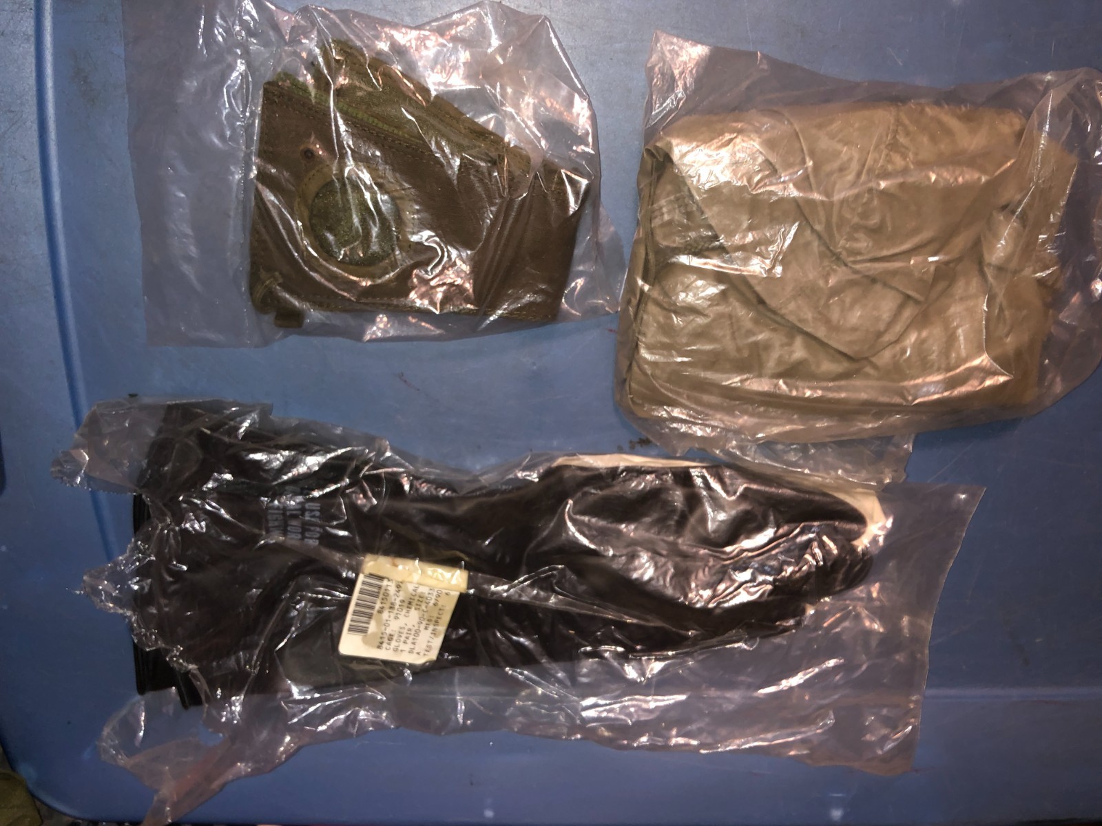 NOS New Cold War Era US Army GAS MASK NBC Gear Lot