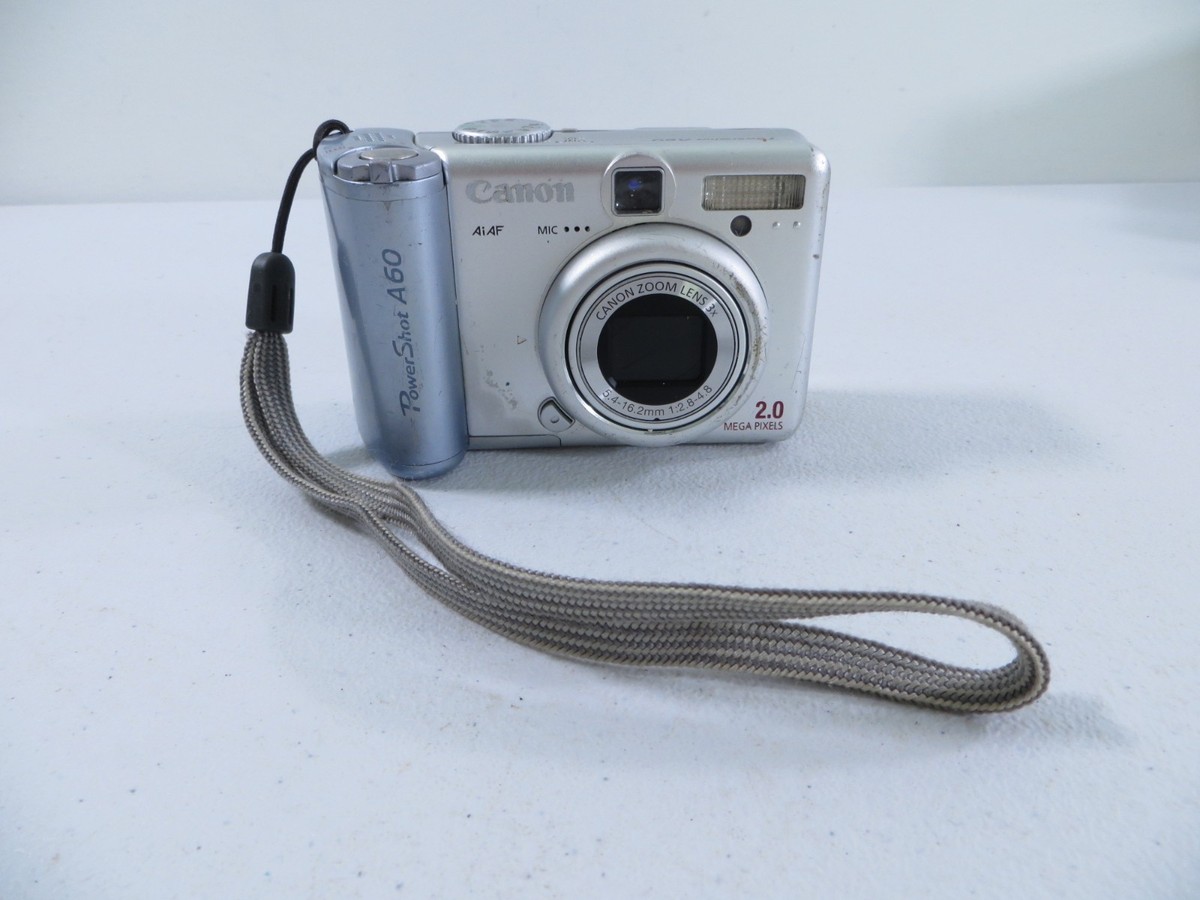 Canon PowerShot A60 2.0 MP Digital Camera AS IS FOR PARTS READ | eBay