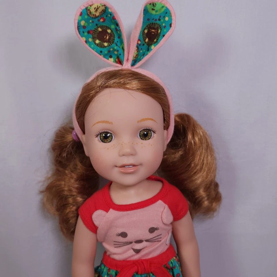 Muñeca American Girl "Willa" de 14,5": pelo rojo rizado, conjunto de agua traje First Meet Foto 2 de 4