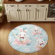1 Flannel Floor Mat, Handicraft Tutorial Theme, Easter Floor Mat, Best Seller, S