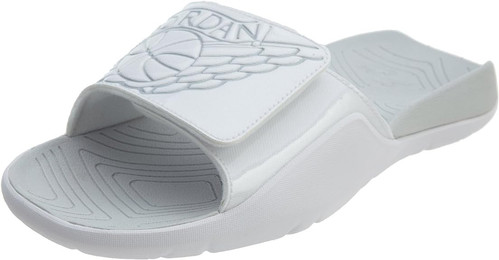 Big Kid's Jordan Hydro 7 BG White/Pure Platinum (AA2516 100) - 5