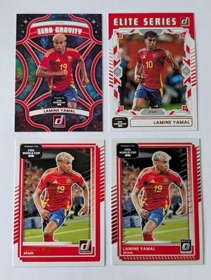 2025 Panini Donruss Zero Gravity RED Insert Lamine Yamal Elite Series Optic
