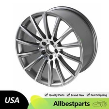 20 X 9.5 Rear Wheel For Mercedes Benz S500 S550 Black Multispoke Amg Style