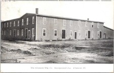 1908, Altamont Manufacturing Company, ALTAMONT, Illinois Postcard